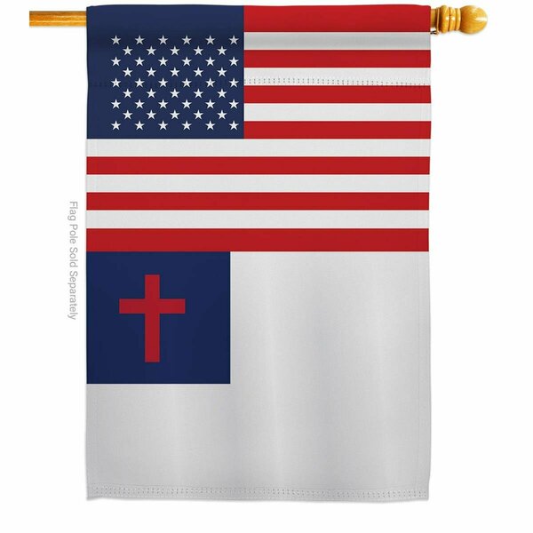 Guarderia US Christian Religious Faith Double-Sided Garden Decorative House Flag, Multi Color GU3910579